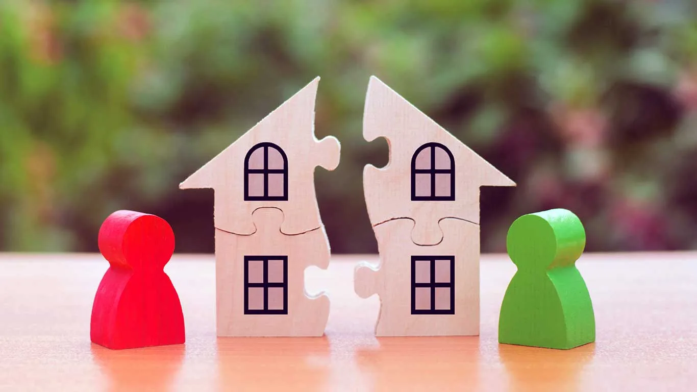 Reparto de bienes inmobiliarios en divorcios